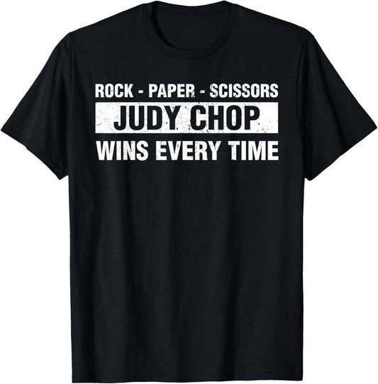 Rock Paper Scissors Judy Chop Wins Every Time Funny