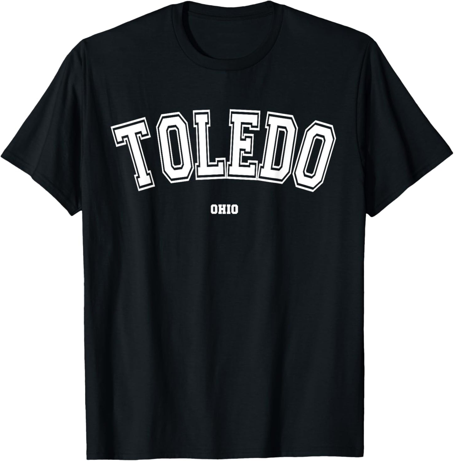Toledo Ohio Usa Toledo Graphic T Shirt Black Unisex Adults Unisex Kids Classic Fit Classic Style Crew Neck Short Sleeve Small