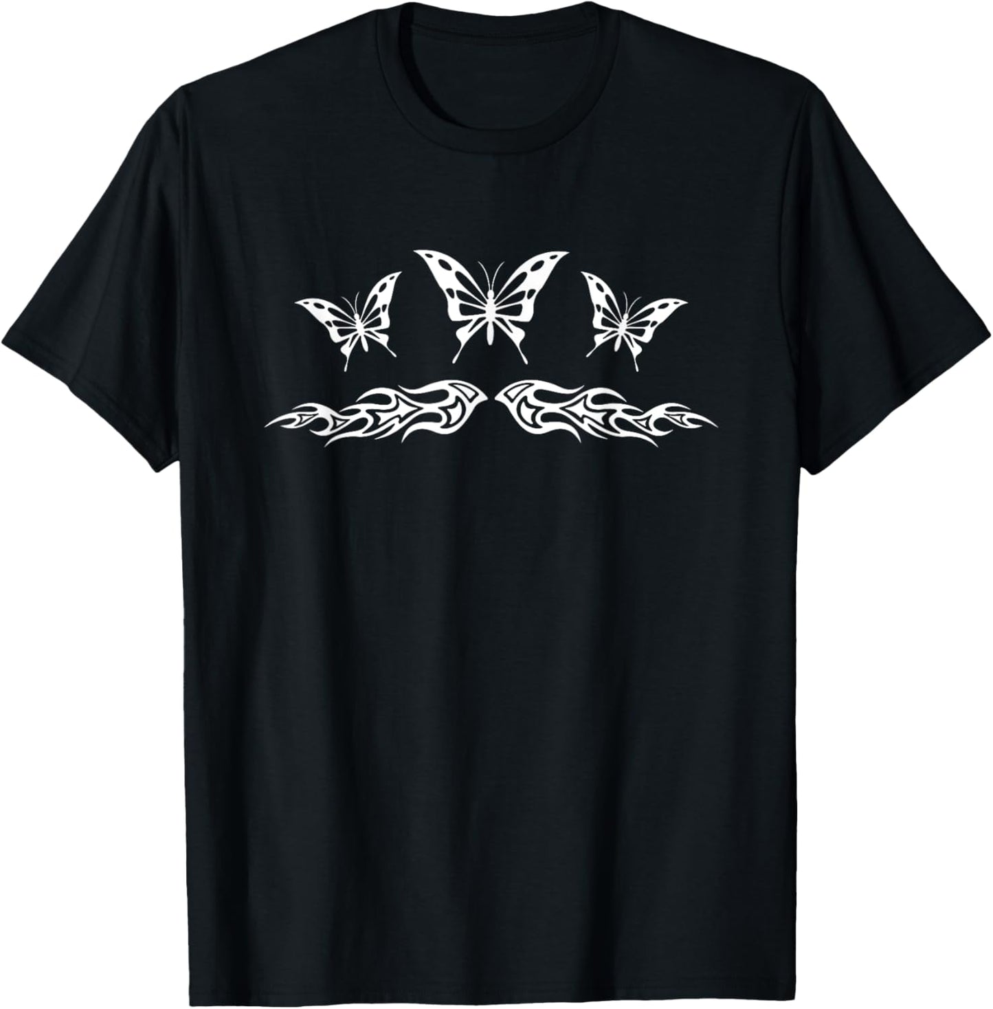 Fairycore Butterfly Tattoo Flames y2k Goth Aesthetic