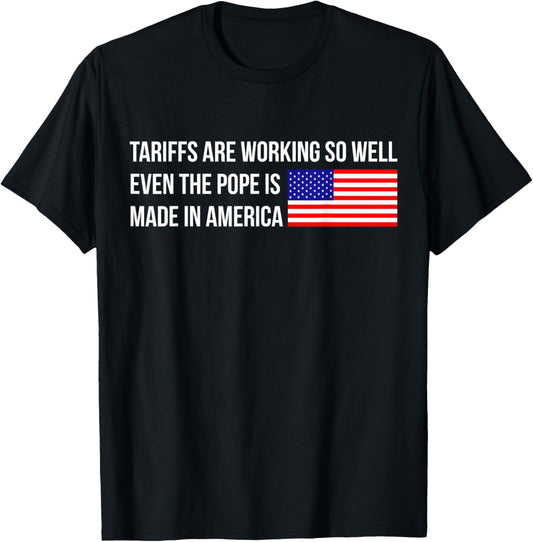 Funny Pope Leo Xiv Tariffs American Made