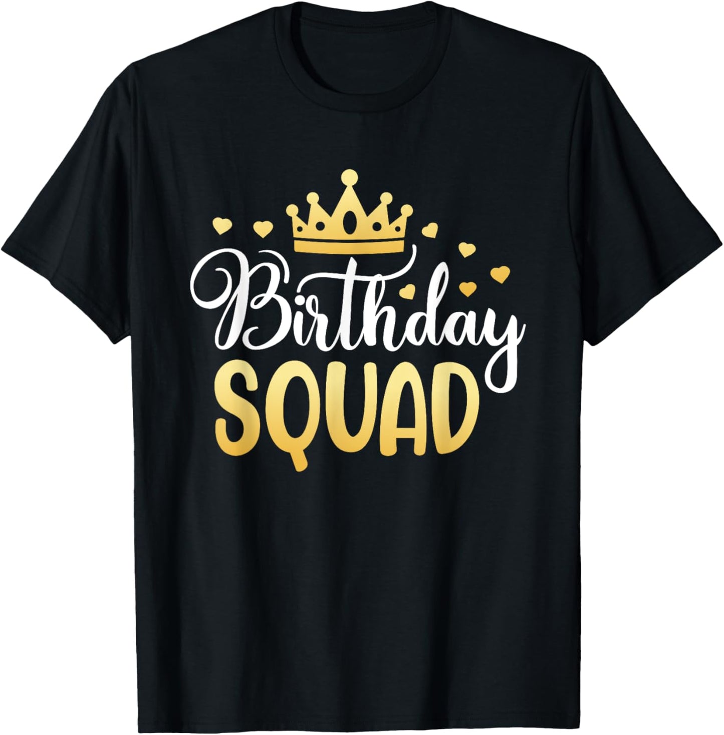 Birthday Squad Party Matching Family Group Funny Bday Team