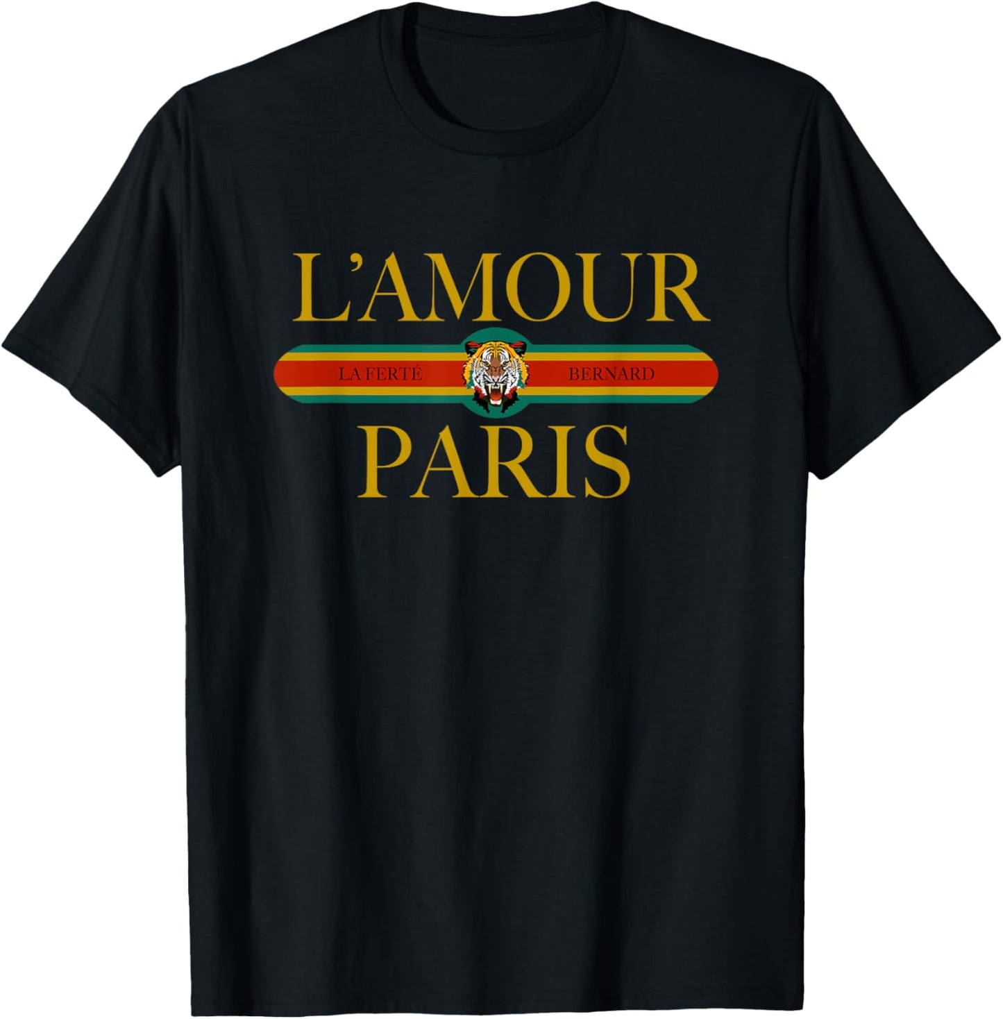 Paris L'Amour   Fashion Tiger Face   I Love Paris   Classic