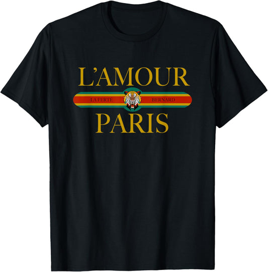 Paris L'Amour   Fashion Tiger Face   I Love Paris   Classic