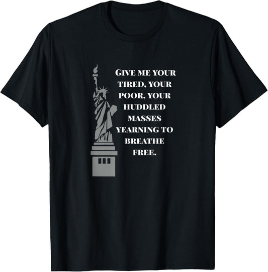 Usa New Colossus Statue Of Liberty Anti Racism