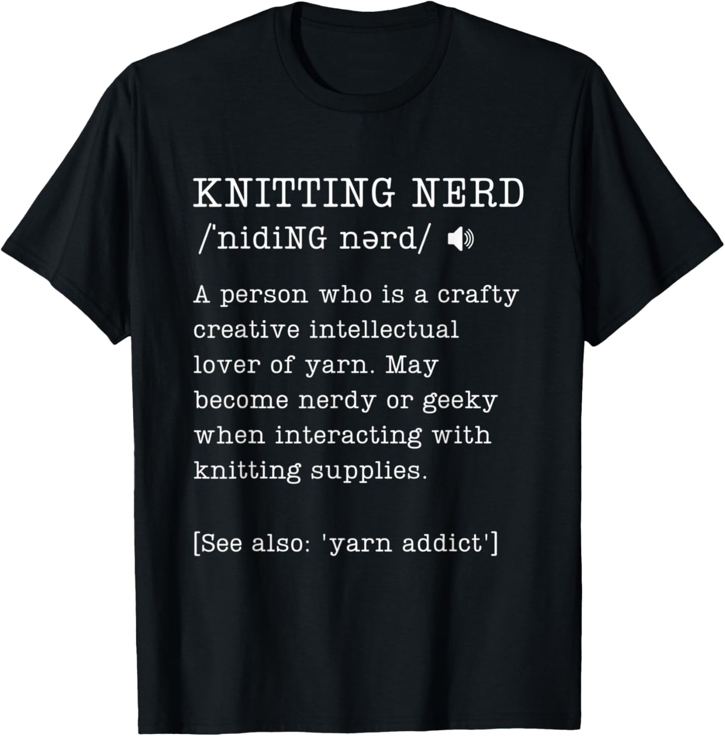 Knitting Nerd Funny Grandma Mom Crocheting Yarn Lover Gift