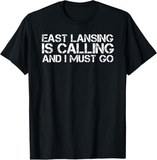 East Lansing Mi Michigan Funny City Trip Home Roots Usa Gift