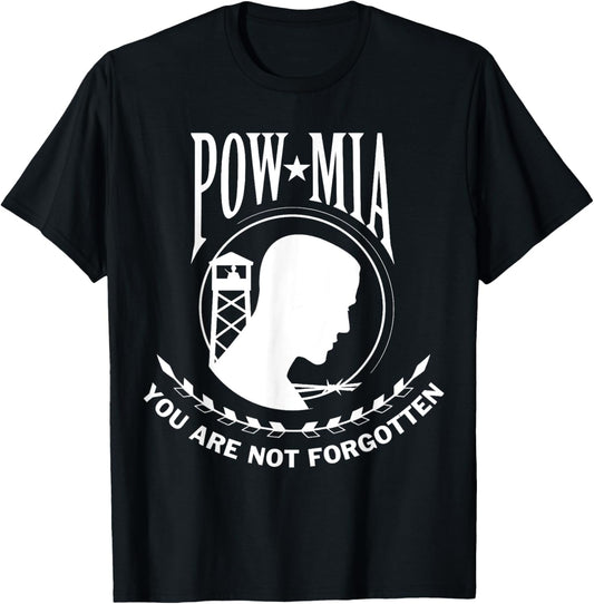 Pow Mia Flag You Are Not Forgotten Usa T Shirt