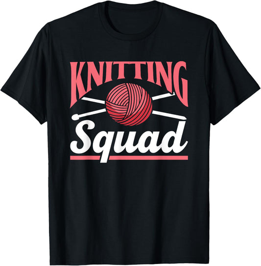 Knitting Squad Knitter Yarn Knit Hobby Knitting