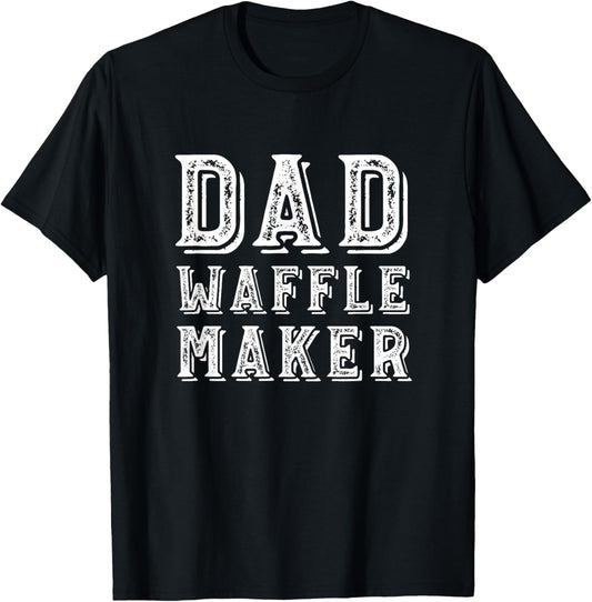 Dad Waffle Maker Breakfast Food Fathers Day
