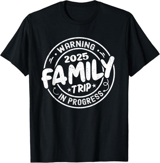 Funny matching family vacay shirts Design by TN Unisex Adults, Unisex Kids T Shirt Black Small Modern Classic Round Collar Short Sleeve Holiday Family Trip 2025 Matching