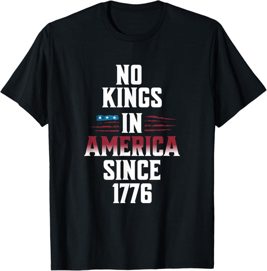 No Kings In America Since 1776 Usa Flag 4 Of July