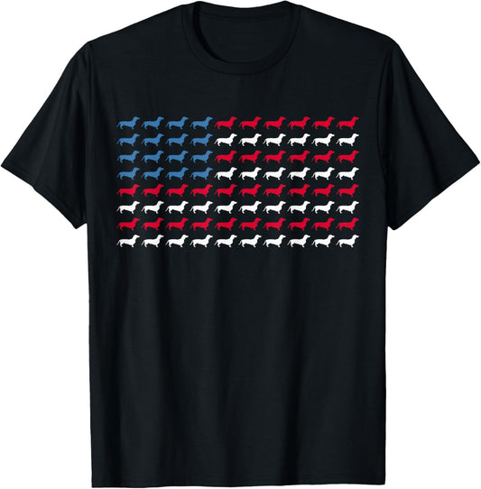 Dachshund Patriotic American Flag Dachshund 4Th Of July