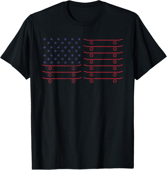 Skateboard Usa Flag 4Th Of July Gift