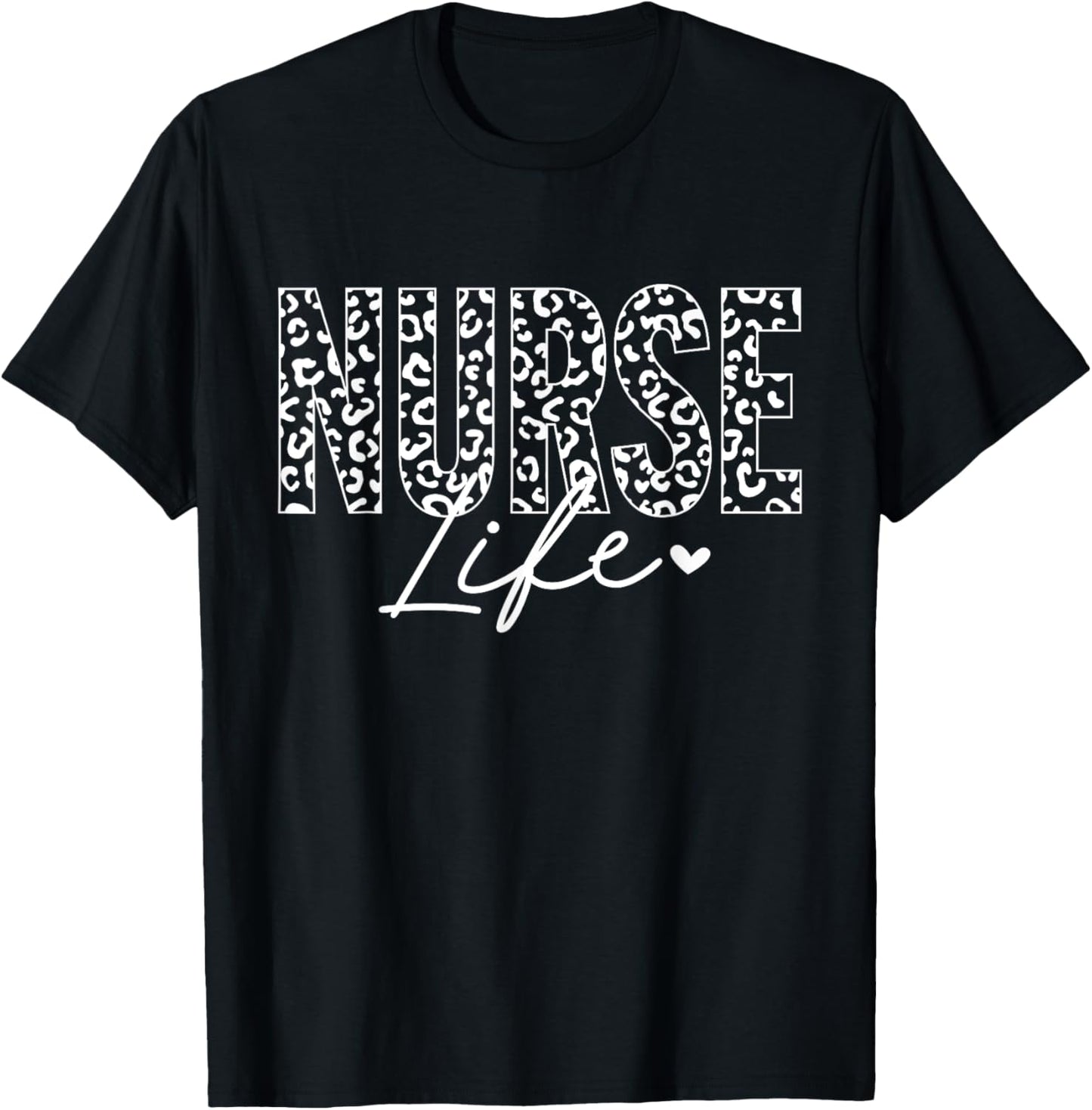 Nurse Life Leopard Funny Nurse Quote Career Nurses