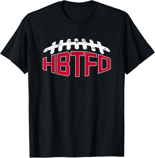 Football Usa Hbtfd Football T Shirt Black Small Unisex Adults