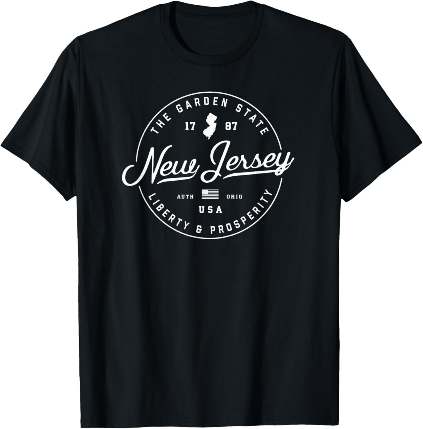 New Jersey T Shirt Us State Travel Vacation Shirts Nj Usa T
