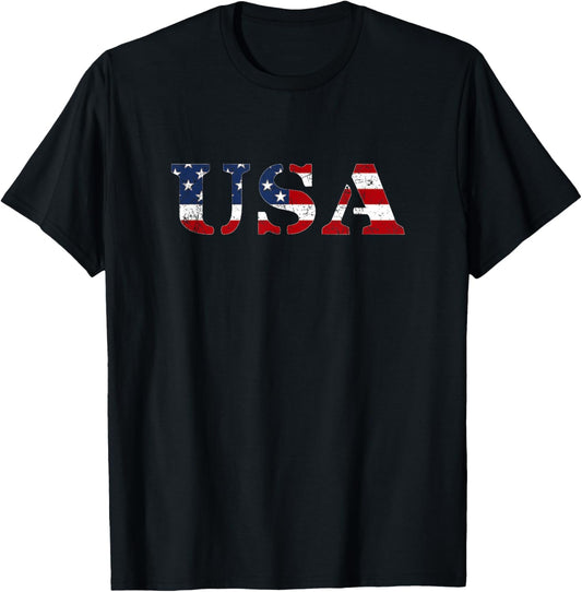 Usa Distressed Us Flag Patriotic Fourth Of July America