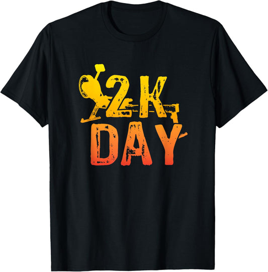 2K Day Rowing T Shirt Crew Gift 2k Erg Ergometer Shirt