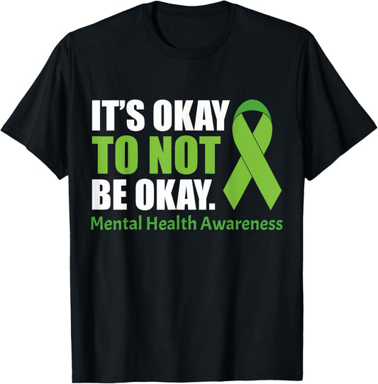 Its Okay To Not Be Okay Ribbon Mental Health Awareness