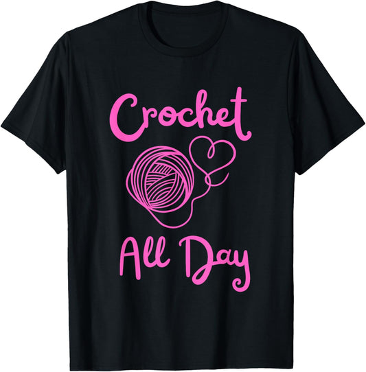 Crochet All Day yarn needle crafts