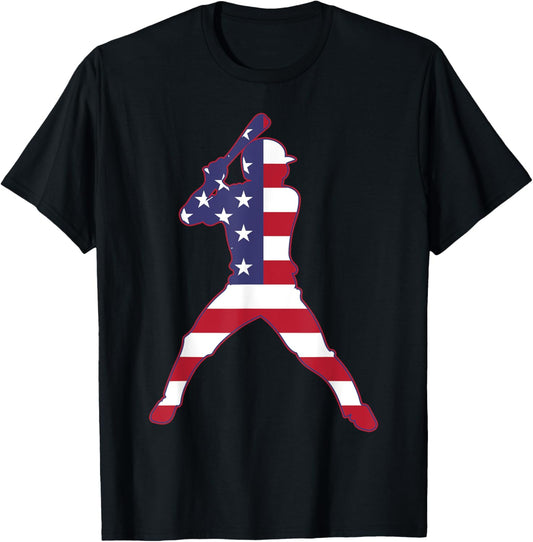 Patriotic Baseball 4Th Of July Men Usa American Flag Boys