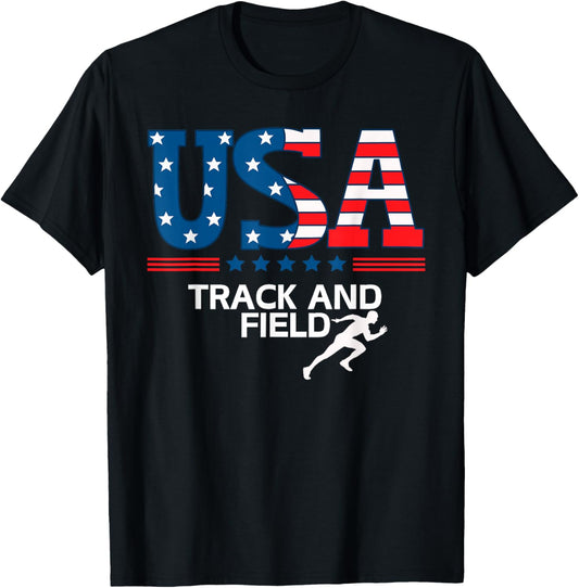 Track And Field United States Flag Usa Sport Track And Field
