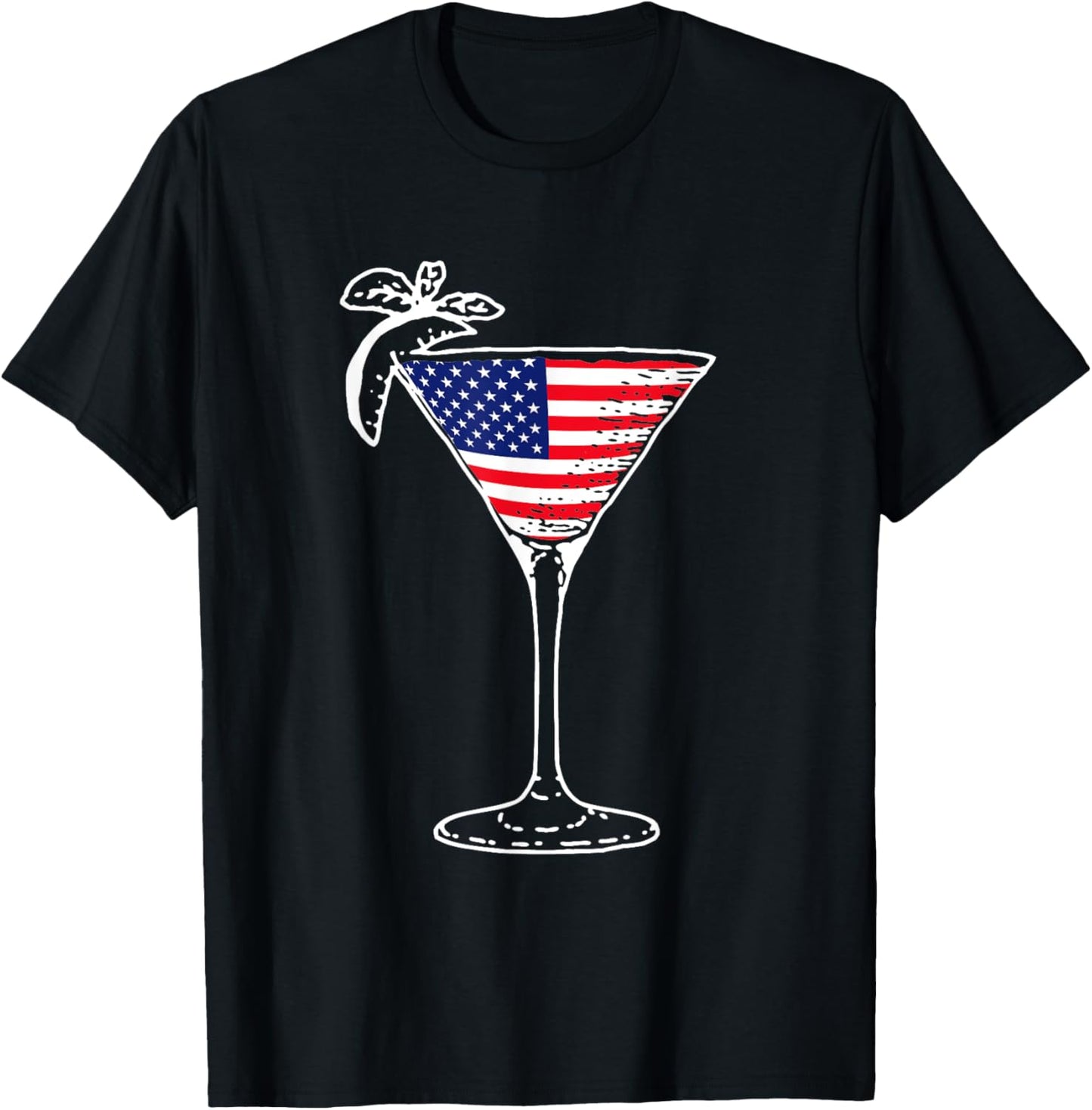 July 4Th Usa American Flag Funny Gift Cocktail Martini