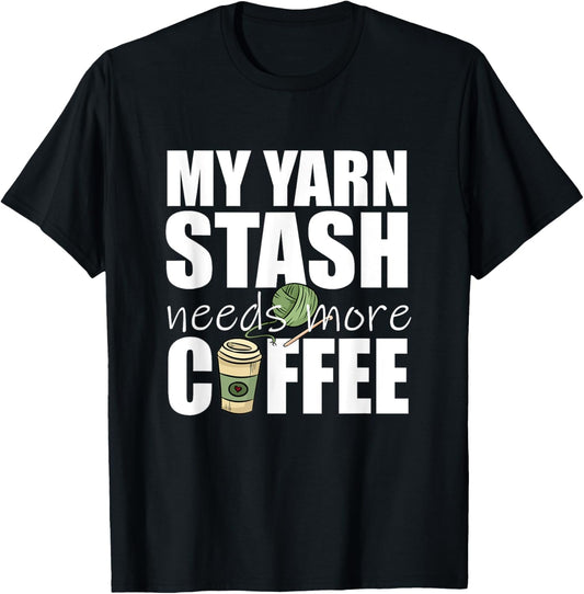 My yarn stash needs more coffee
