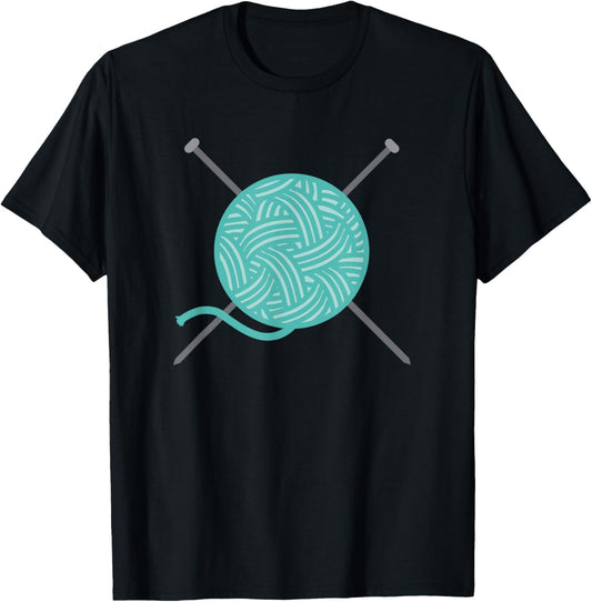 Knitting Club Yarn T-shirt Knitter Gift Idea