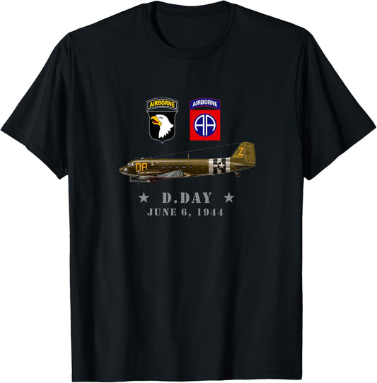 Usa Paratroopers D Day Wwii Normandy 82Nd 101Nd Airborne