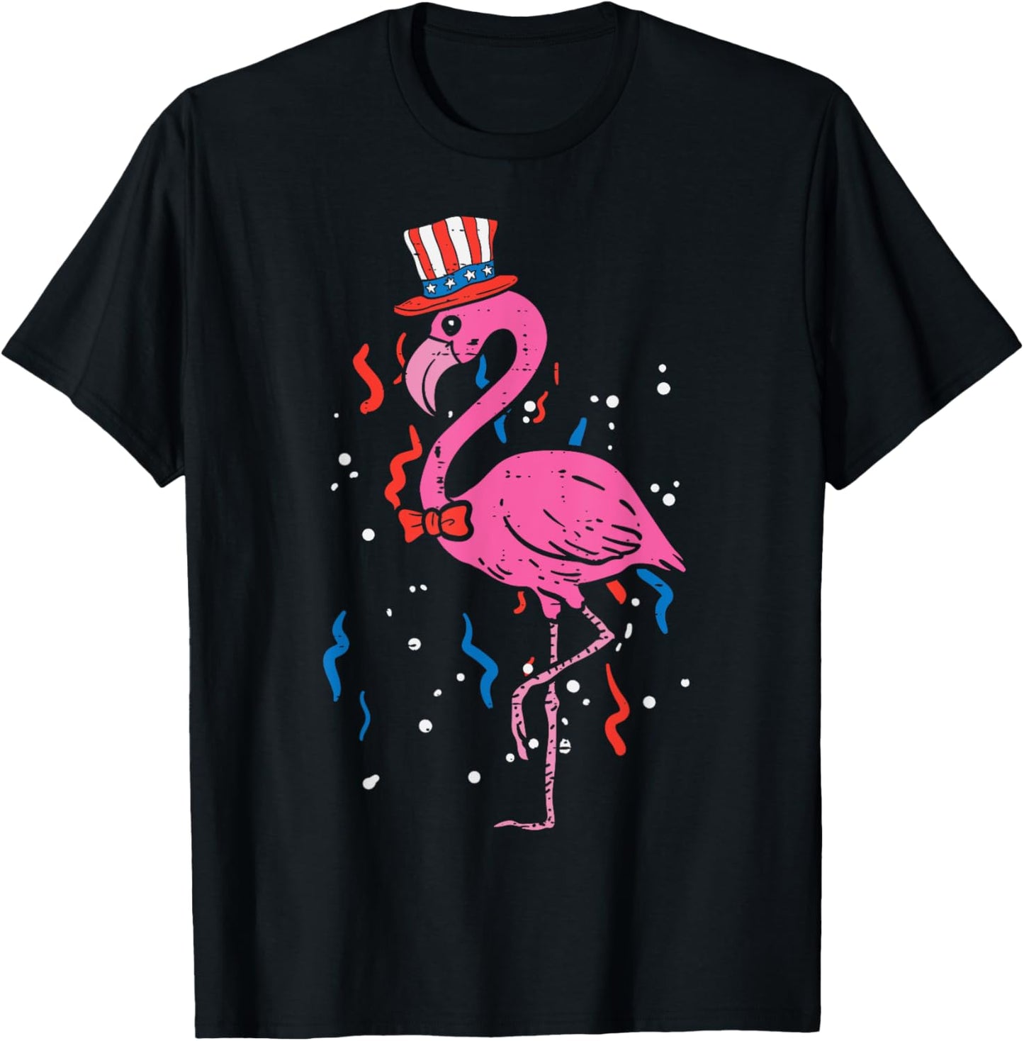 Flamingo American Flag Usa 4Th Of July Fourth Patriot Animal