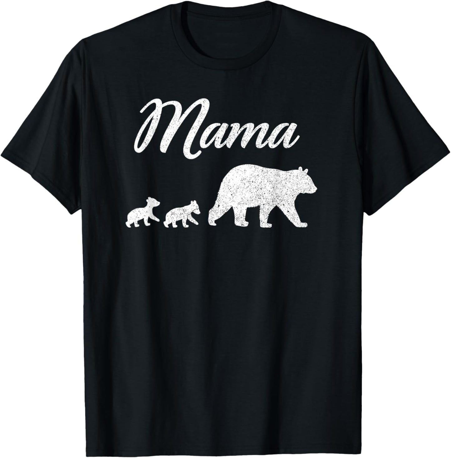 Mama Bear T Shirt With Two Cubs Twin Mom Mother's Day Gift