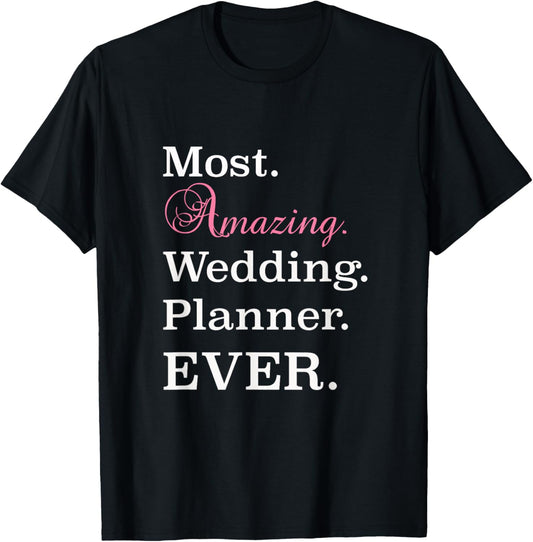 Wedding Planner Shirt For Women Bridal Planning Tshirt