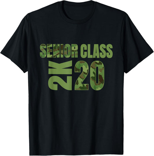 Senior 2020 Graduate Class Of 2K Green Cammo Graduation