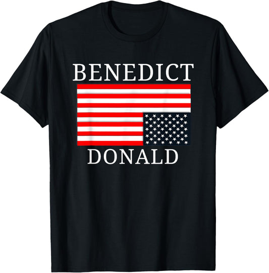 Funny American Flag Benedict Donald Anti Trump