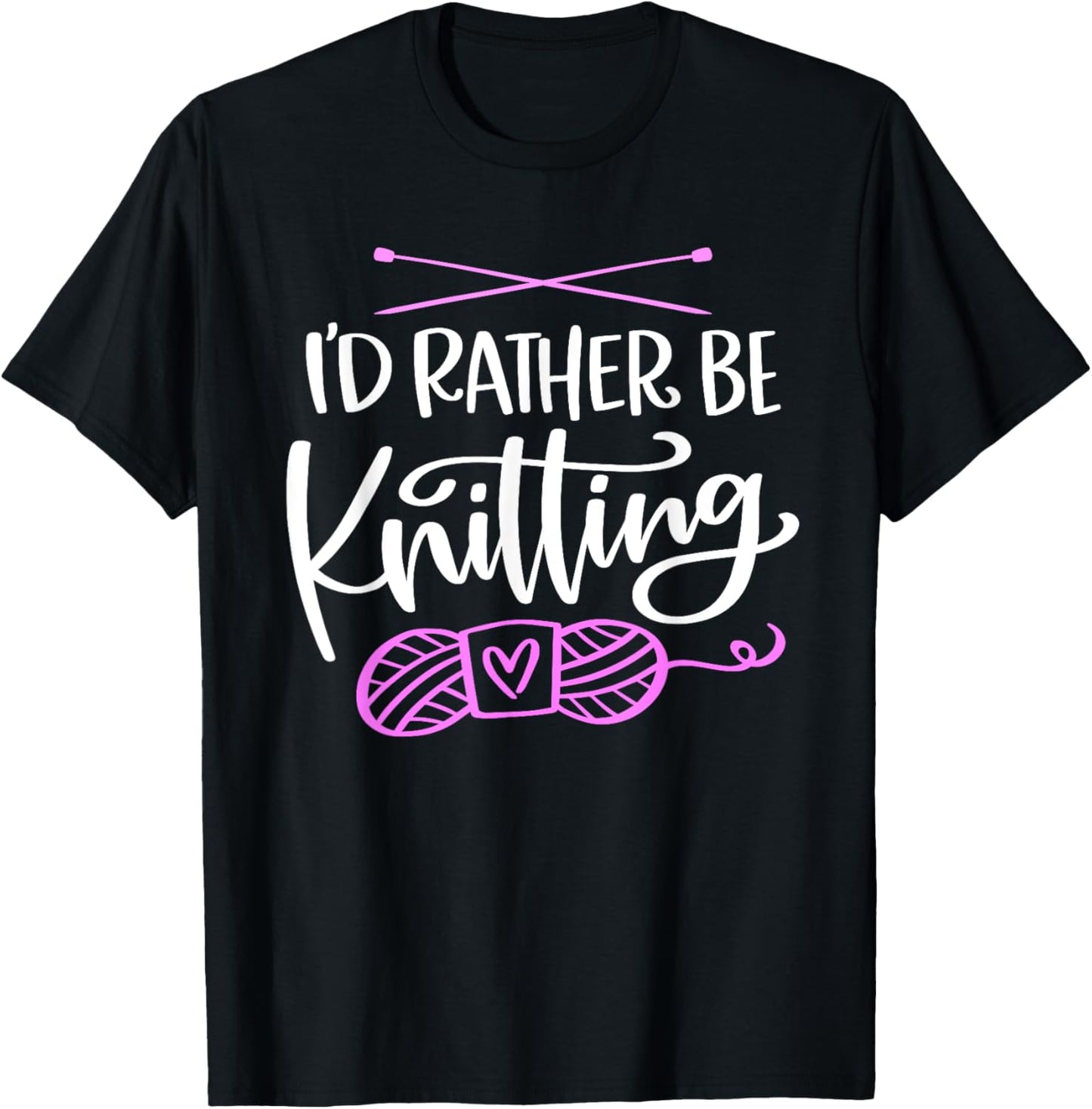 Funny Knitting Needles Yarn Lover Crocheting Crafter Knitter