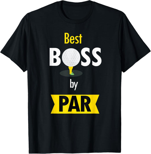 Funny Men Golf Gag Gift T Shirt for National Boss Day
