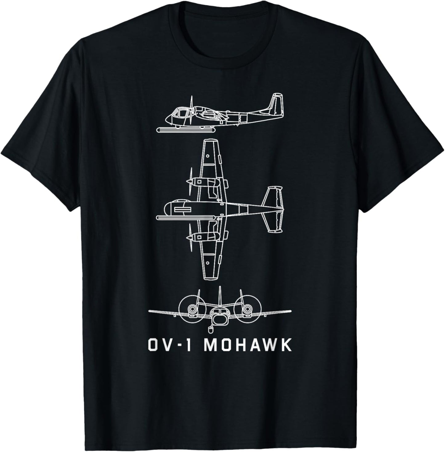 Ov 1 Mohawk American Plane Blueprint Gift