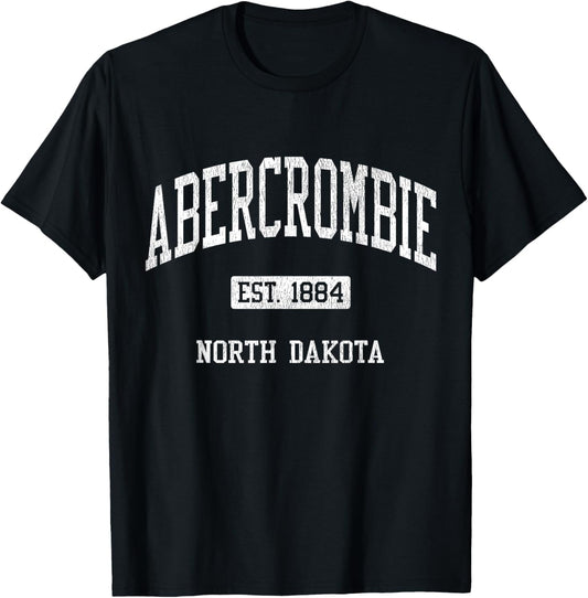 Abercrombie North Dakota ND JS04 Vintage Athletic Sports
