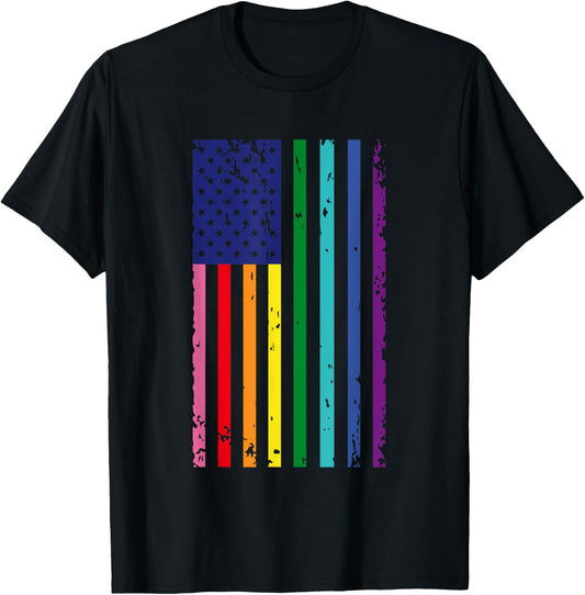 Pride Month Lgbt Gay Rainbow Equality Usa American Flag