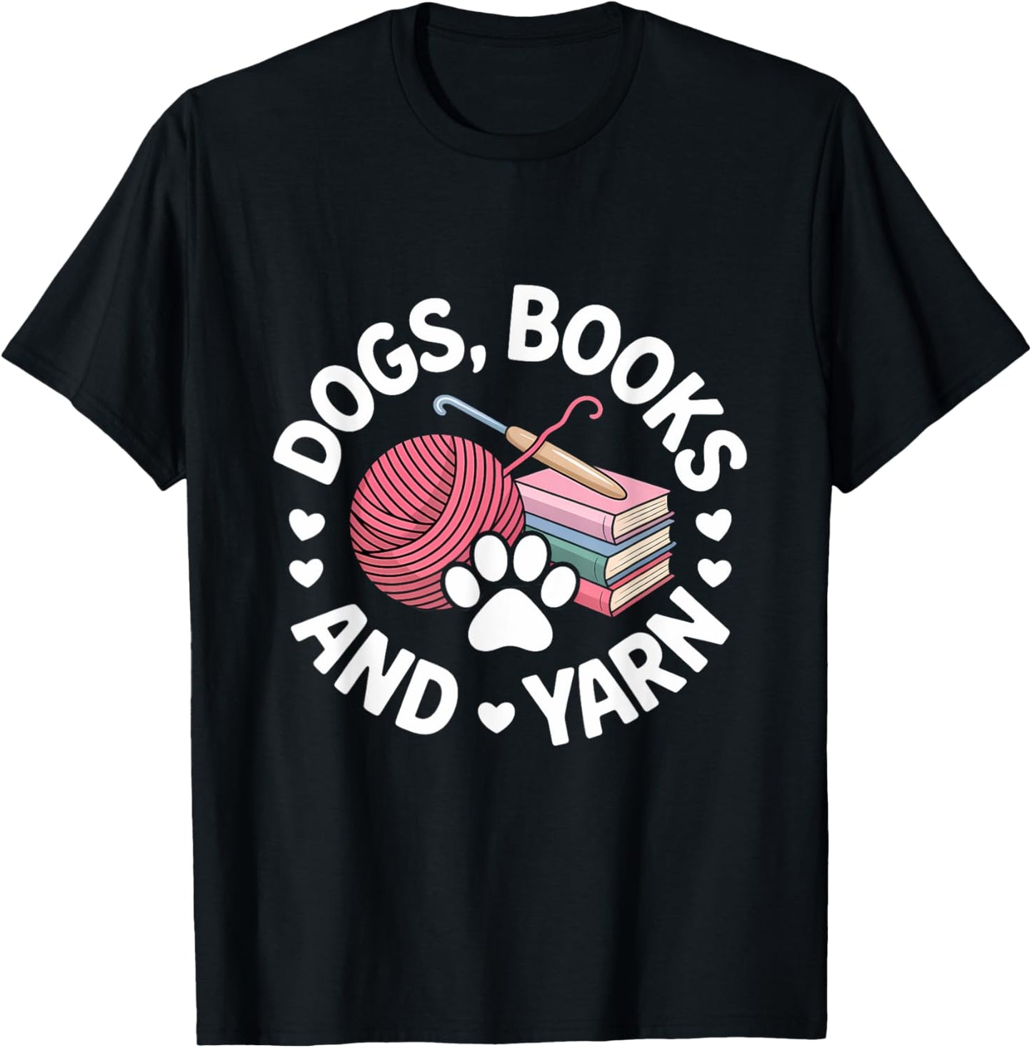 Dogs Books And Yarn Crocheting Knitting