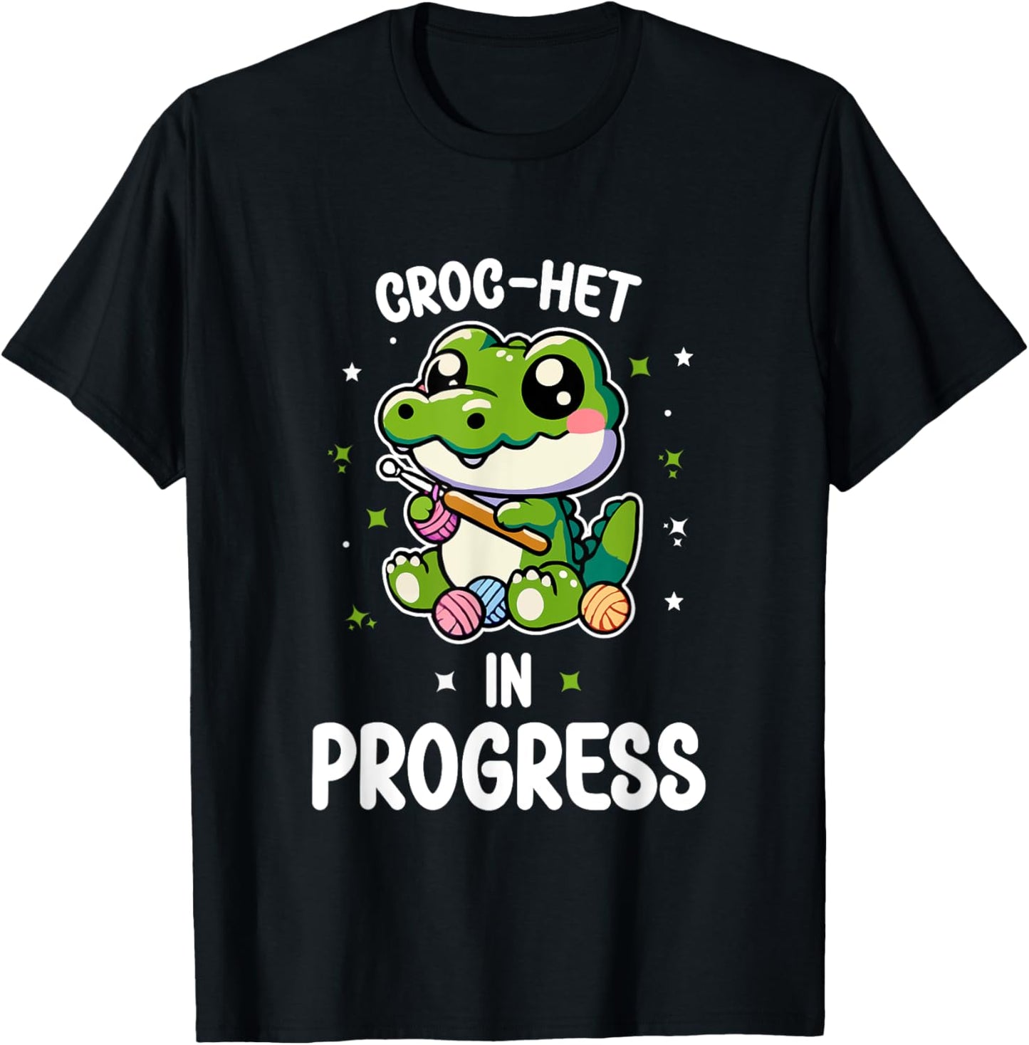 Croc-het In Progress Cute Crochet Crocheter Crocheting Yarn