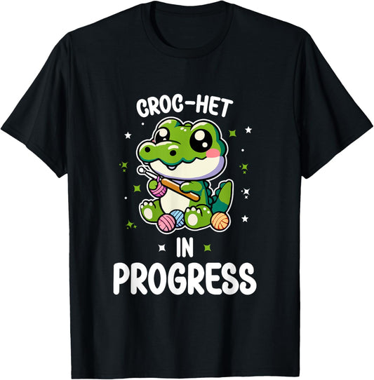 Croc-het In Progress Cute Crochet Crocheter Crocheting Yarn