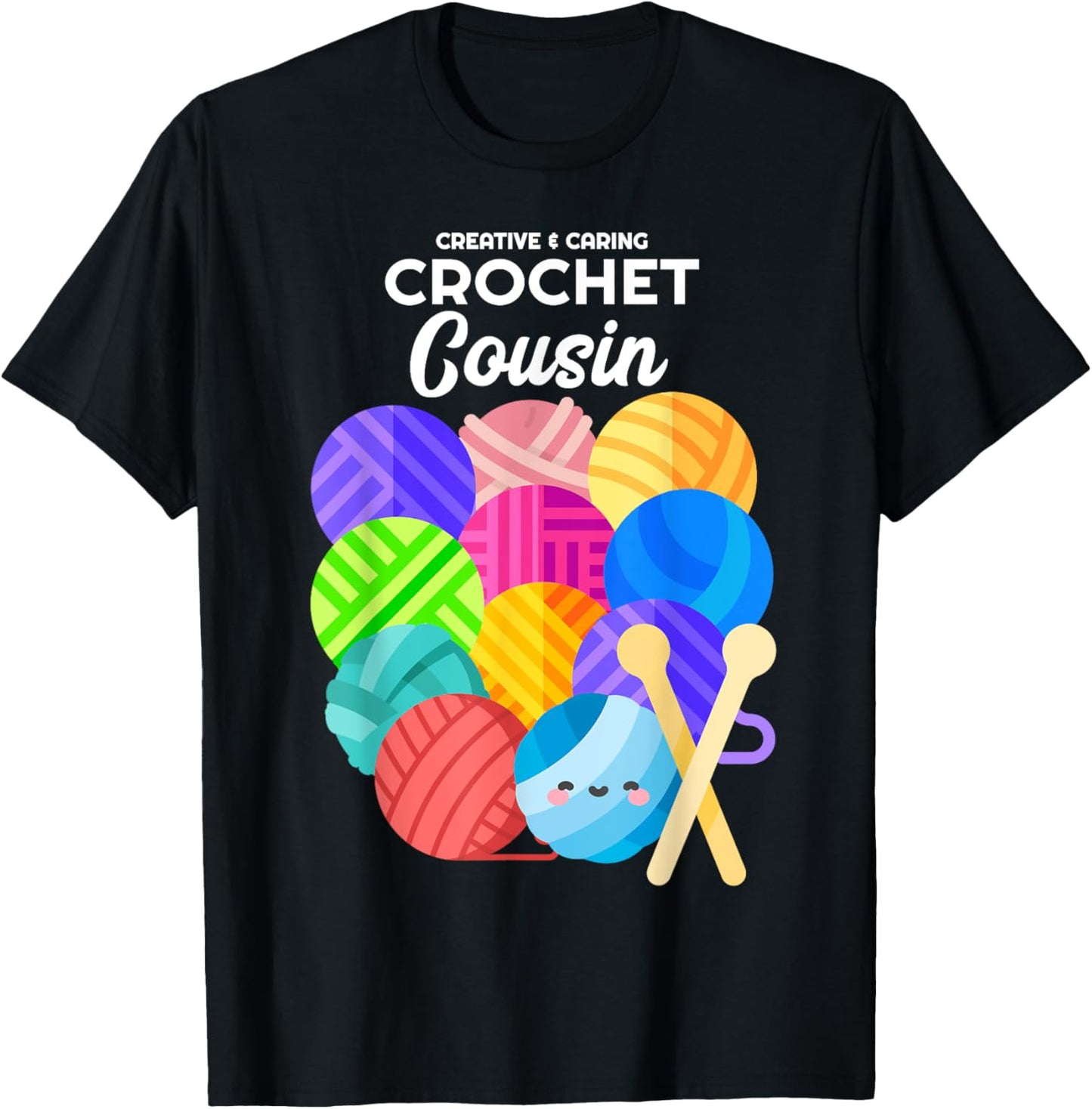 Crochet Cousin Hobby Crocheter Knitter Balls of Yarn
