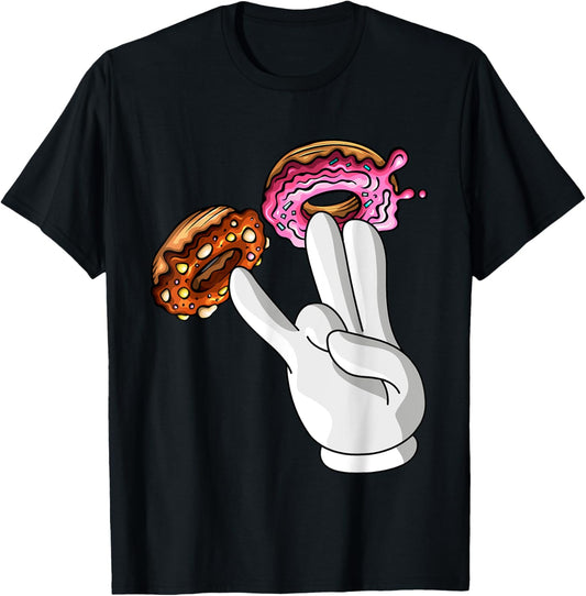 Funny Donut Lover Two In Pink Funny Shocker Men Women
