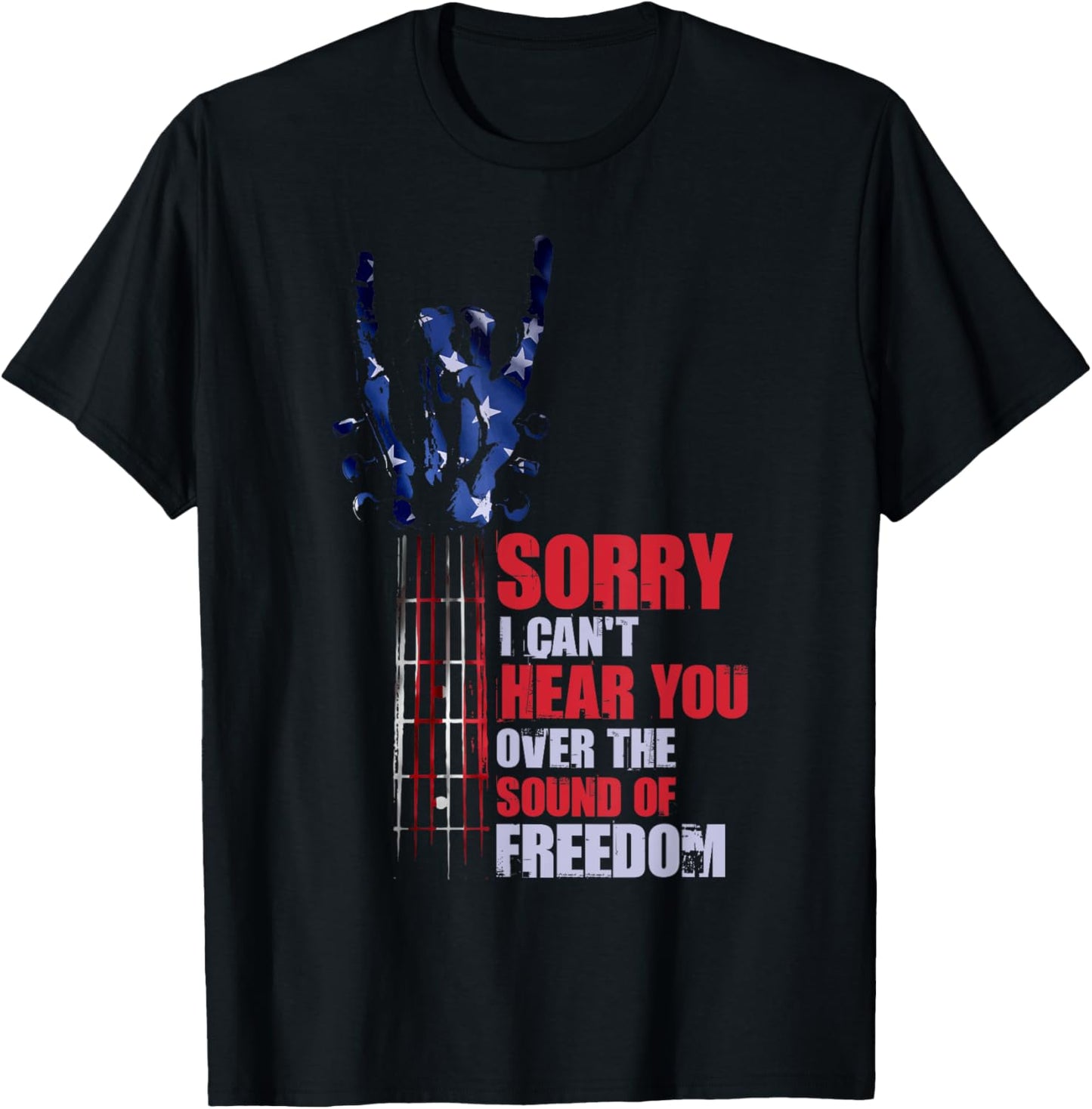 Guitarist 4Th Of July American Flag Guitar
