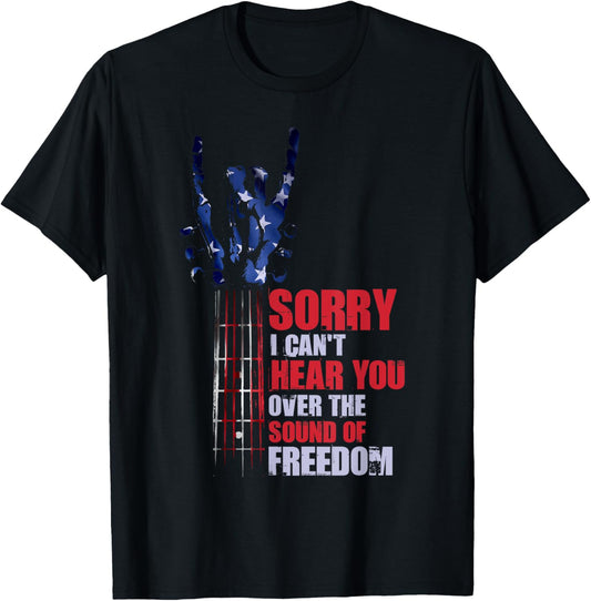 Guitarist 4Th Of July American Flag Guitar