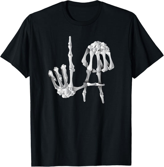 Skeleton Bones Hands La Los Angeles Usa Skeleton Fingers