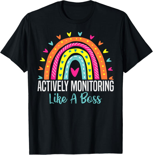 Actively Monitoring Like A Boss Teacher Student Testing Day