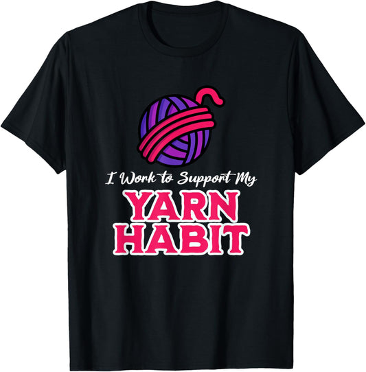 I'm All About the Yarn, Funny Yarn Projects Saying